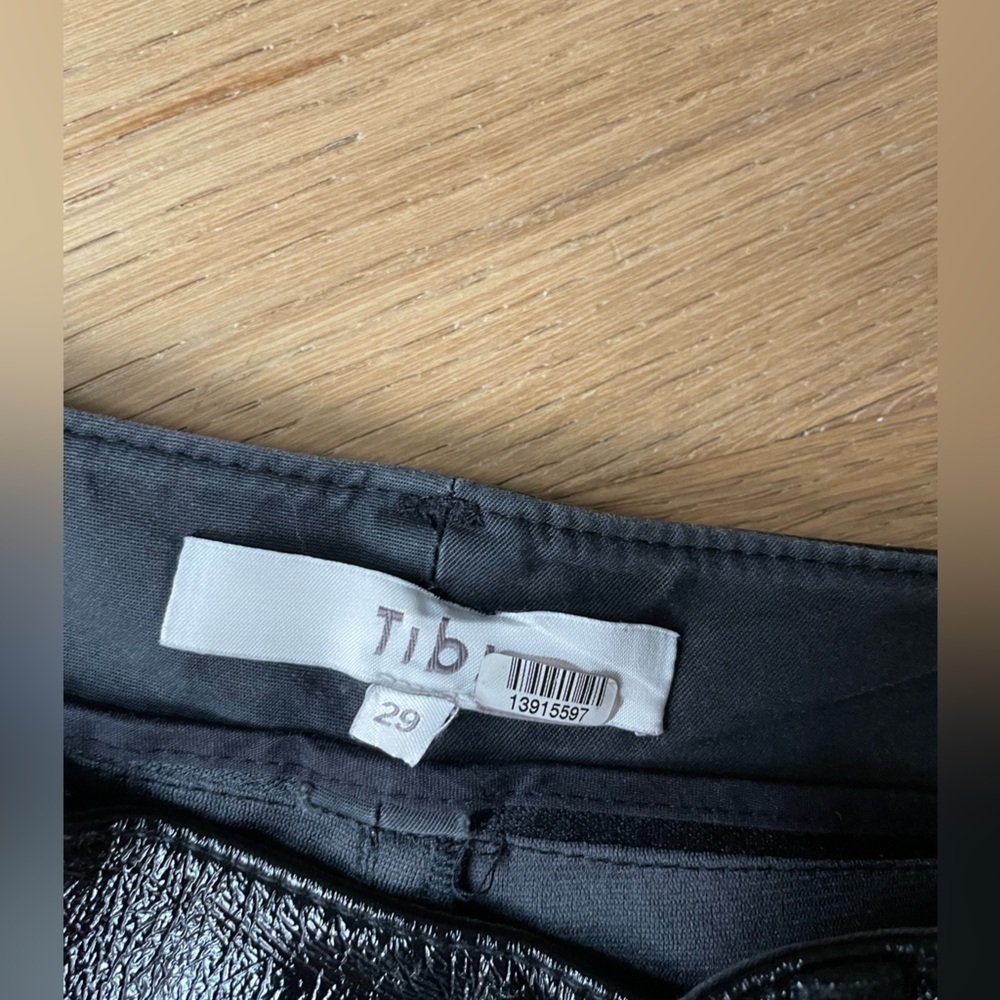 Tibi faux leather sculpted pants 29 - Picture 9 of 11